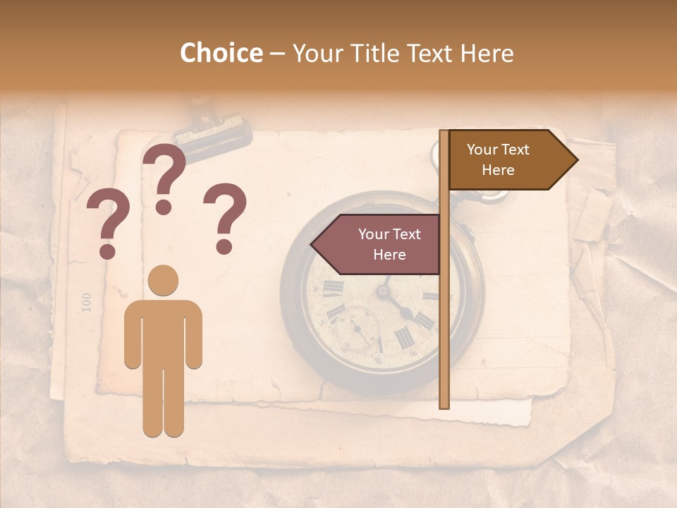 Photo Crumpled Picture PowerPoint Template