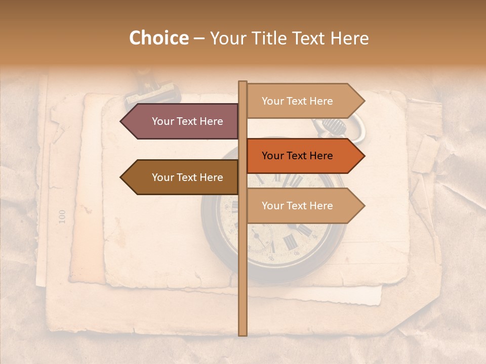 Photo Crumpled Picture PowerPoint Template