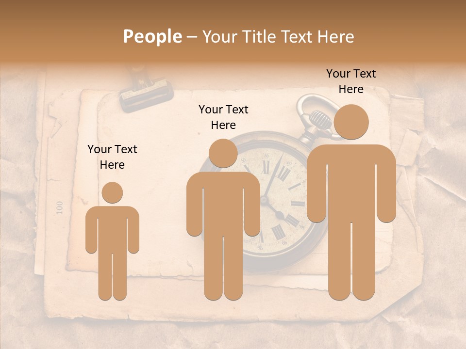 Photo Crumpled Picture PowerPoint Template