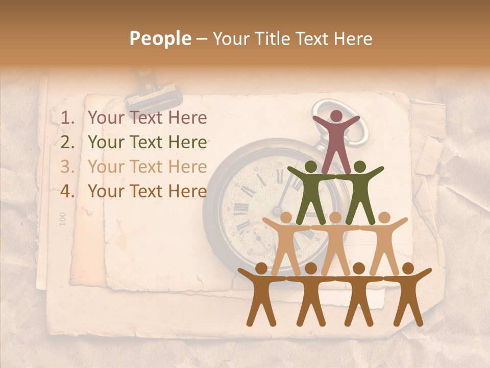 Photo Crumpled Picture PowerPoint Template