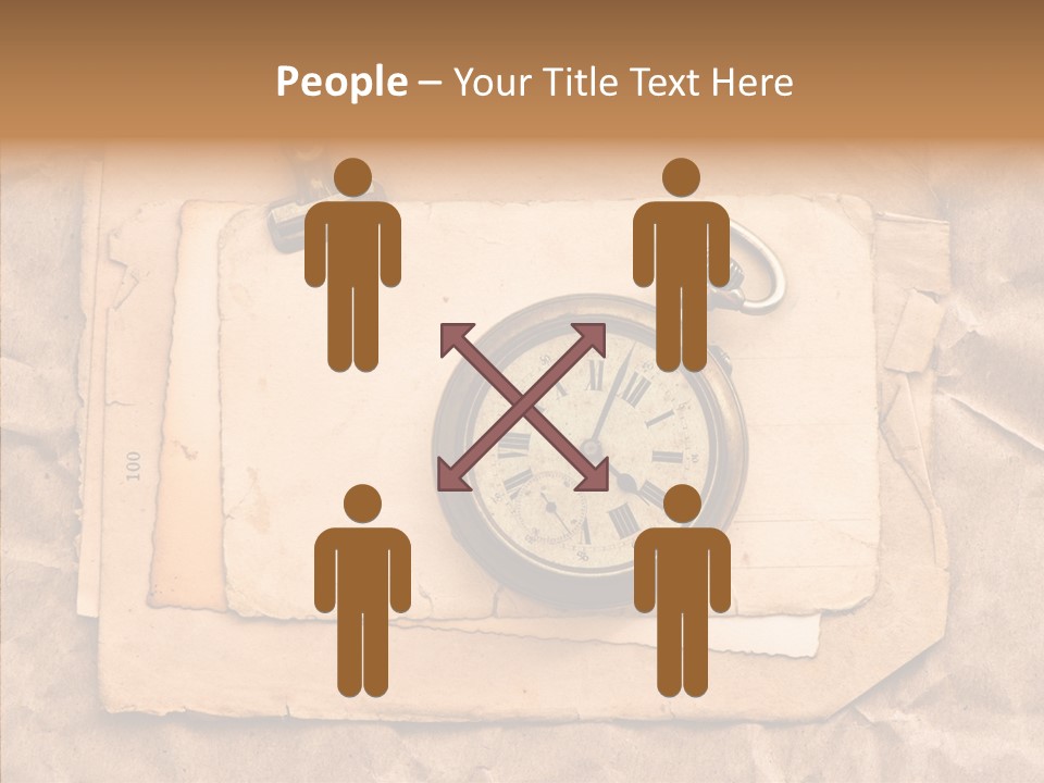 Photo Crumpled Picture PowerPoint Template