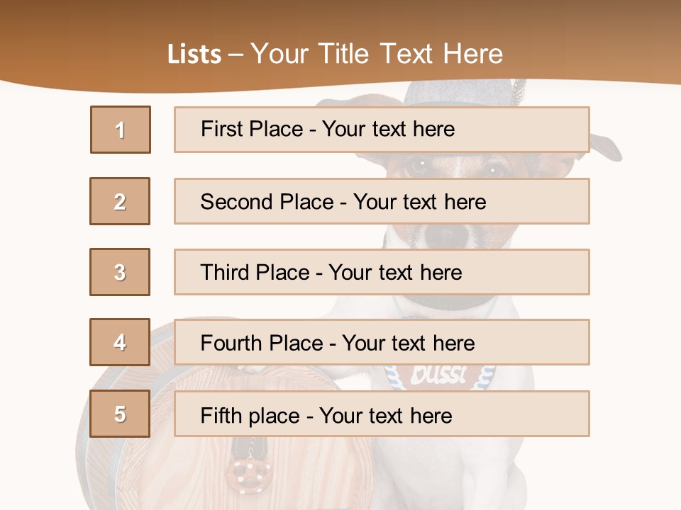 Bayerisch Lederhose German PowerPoint Template