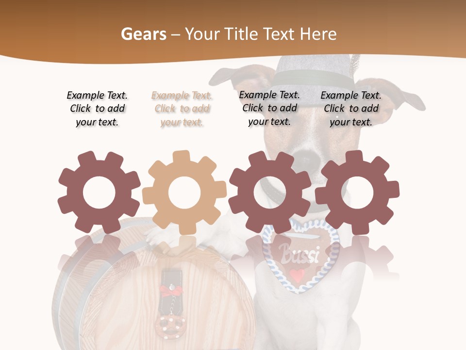 Bayerisch Lederhose German PowerPoint Template