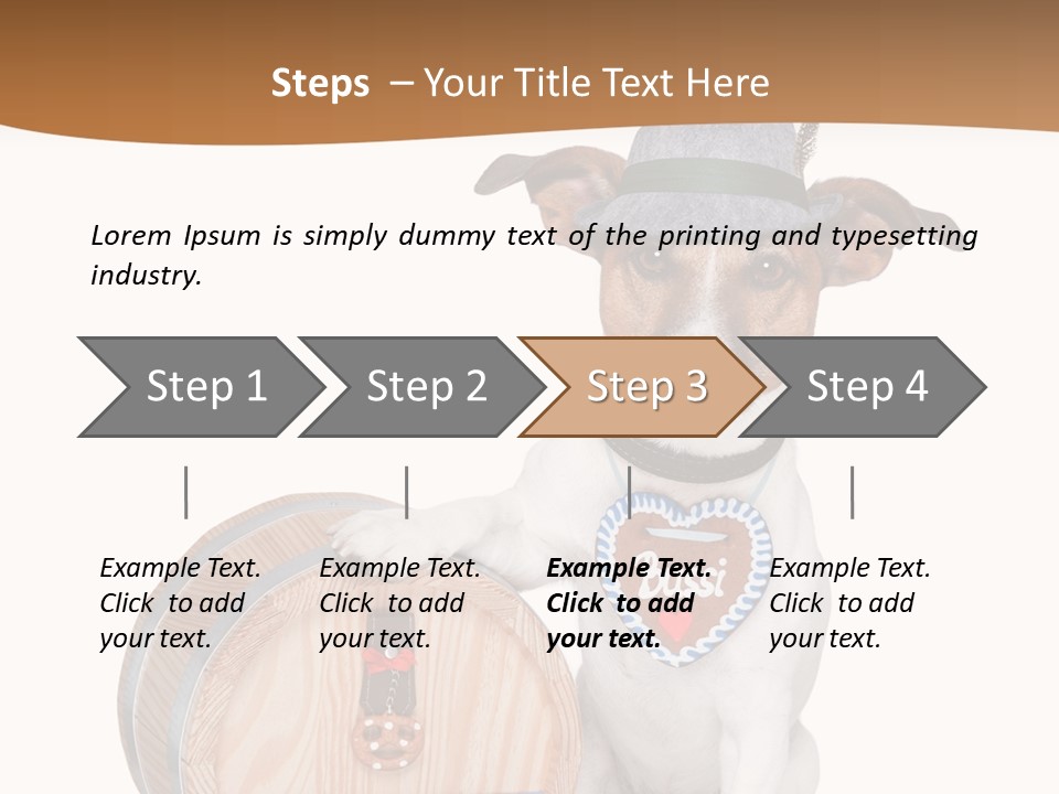 Bayerisch Lederhose German PowerPoint Template
