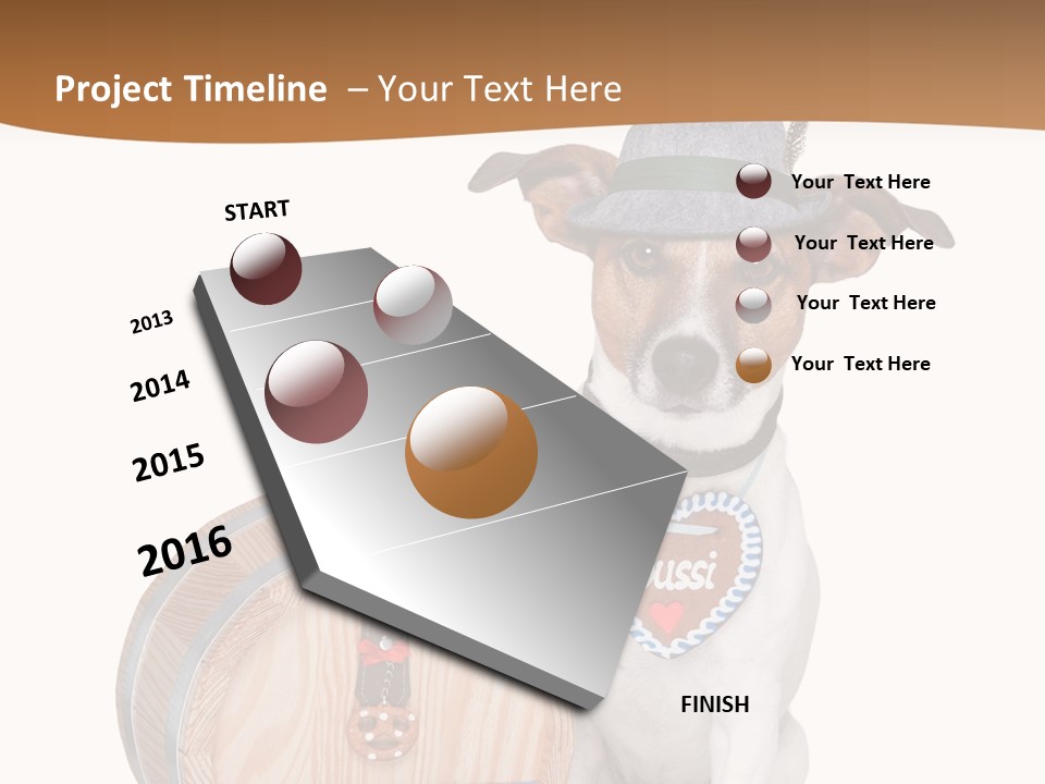 Bayerisch Lederhose German PowerPoint Template