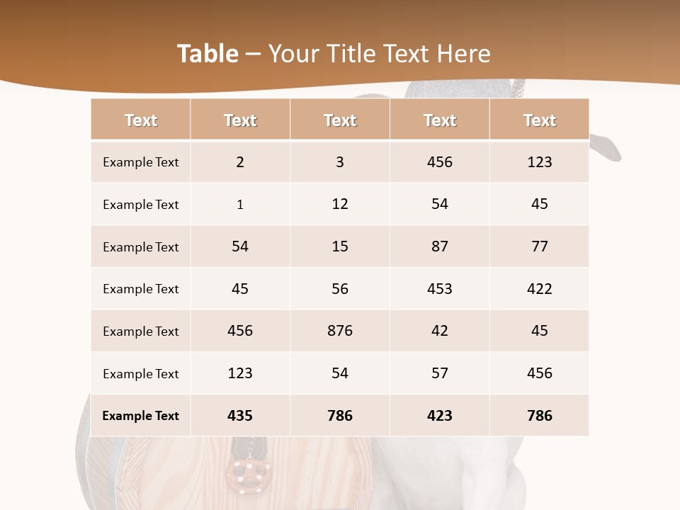 Bayerisch Lederhose German PowerPoint Template