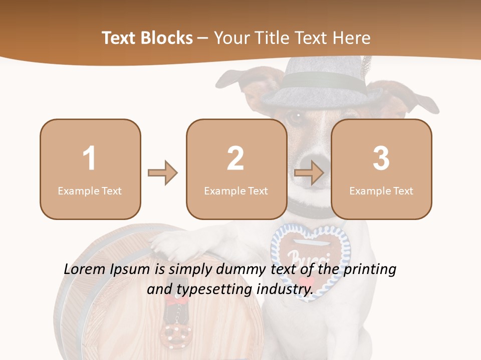 Bayerisch Lederhose German PowerPoint Template