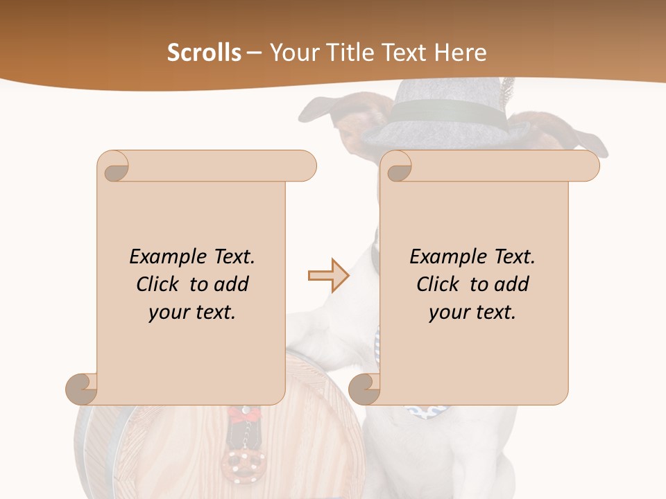 Bayerisch Lederhose German PowerPoint Template