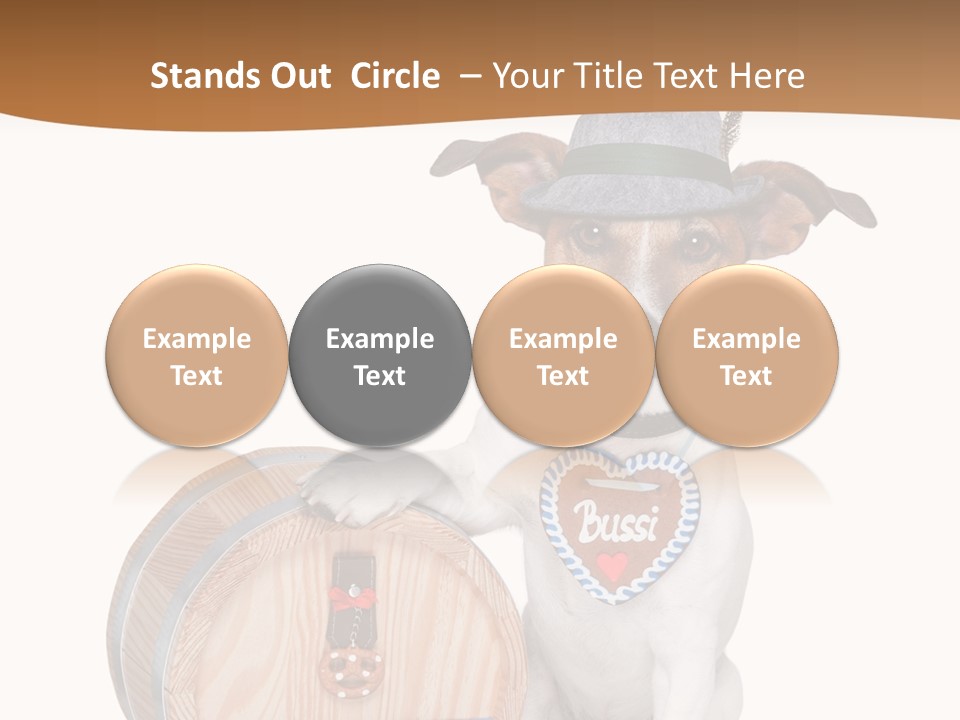 Bayerisch Lederhose German PowerPoint Template