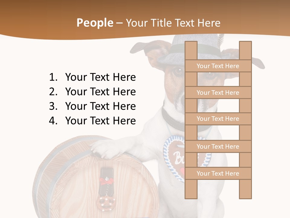 Bayerisch Lederhose German PowerPoint Template