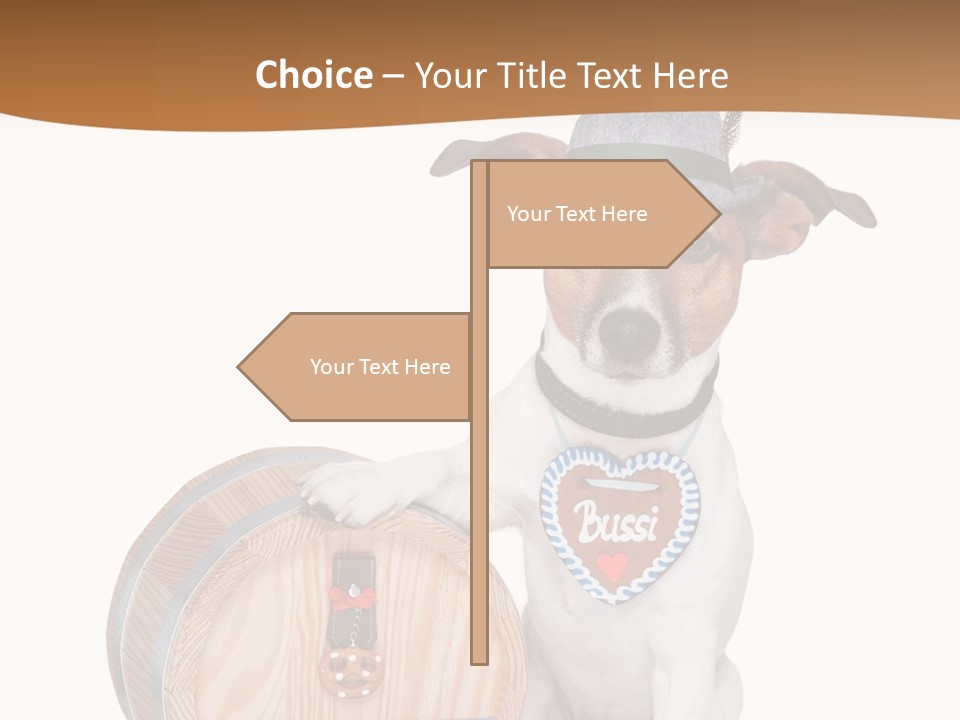 Bayerisch Lederhose German PowerPoint Template