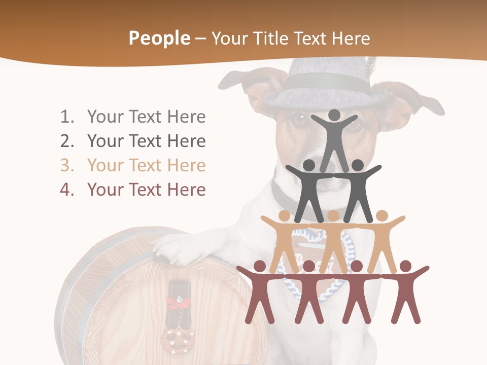 Bayerisch Lederhose German PowerPoint Template