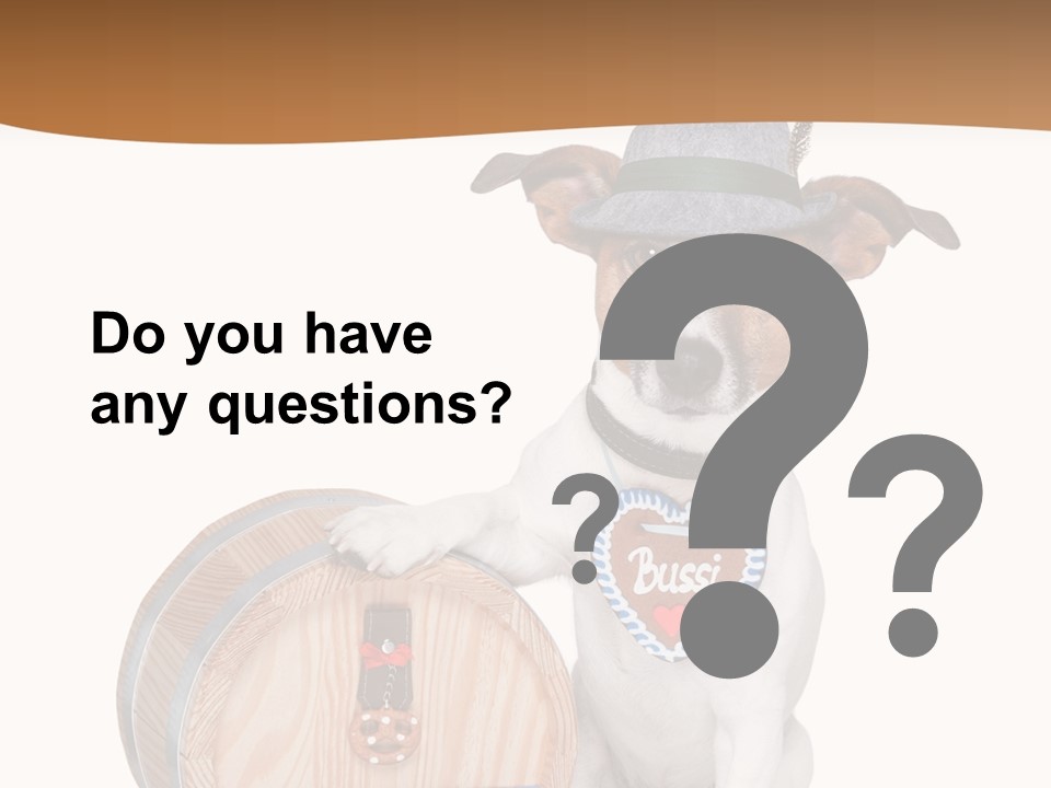 Bayerisch Lederhose German PowerPoint Template