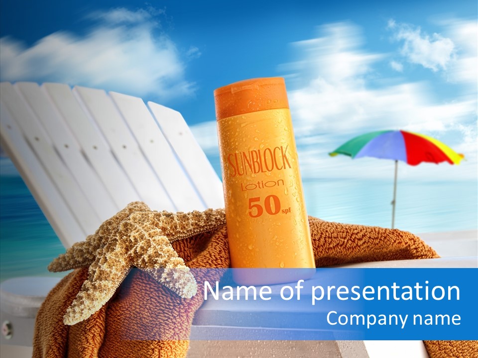 Leisure Summer Relaxation PowerPoint Template