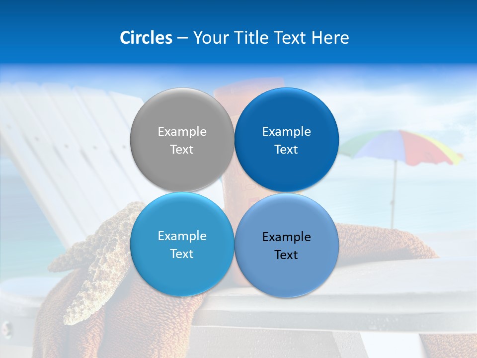 Leisure Summer Relaxation PowerPoint Template