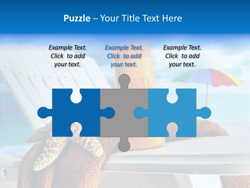 Leisure Summer Relaxation PowerPoint Template