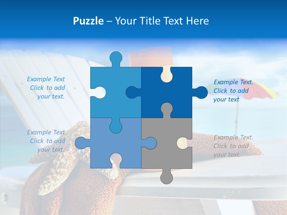 Leisure Summer Relaxation PowerPoint Template