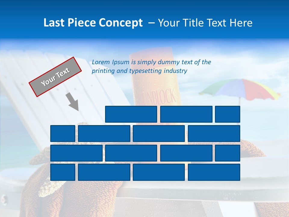 Leisure Summer Relaxation PowerPoint Template