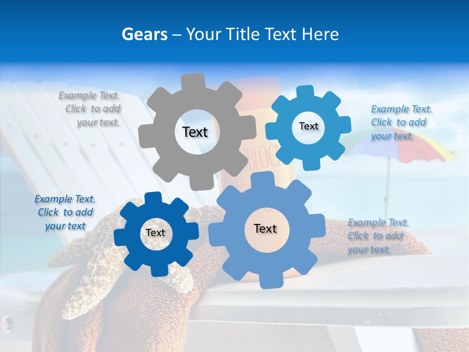 Leisure Summer Relaxation PowerPoint Template