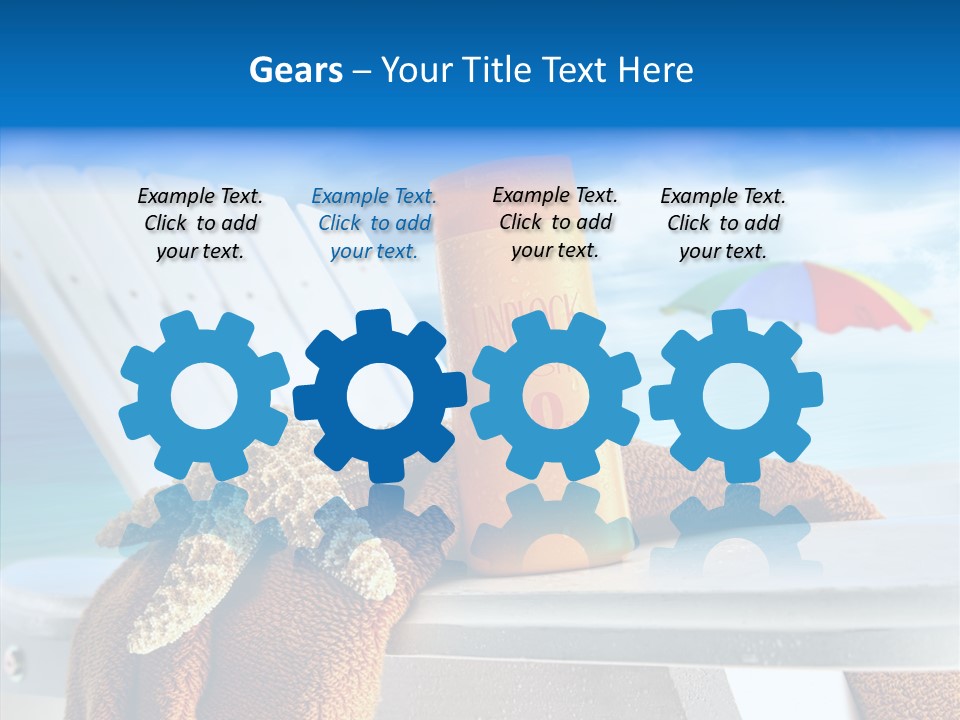 Leisure Summer Relaxation PowerPoint Template