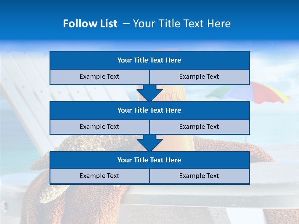 Leisure Summer Relaxation PowerPoint Template