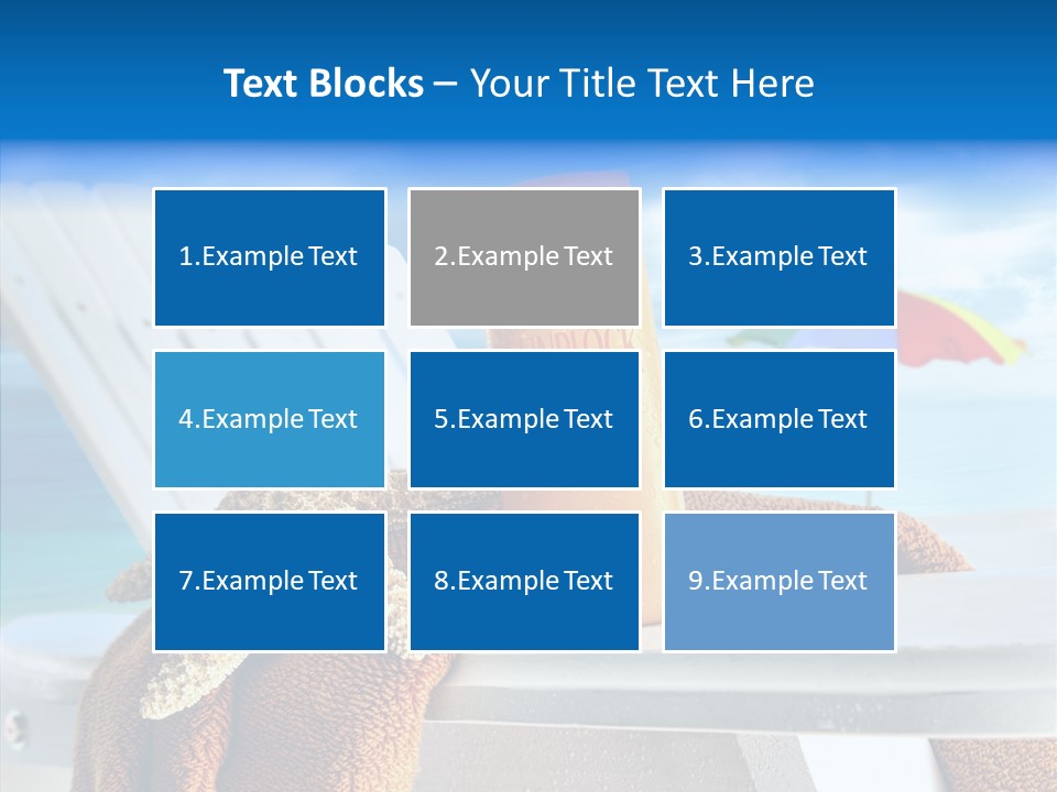 Leisure Summer Relaxation PowerPoint Template