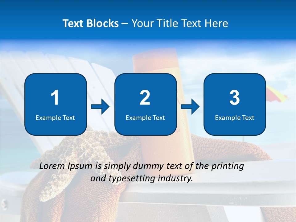 Leisure Summer Relaxation PowerPoint Template