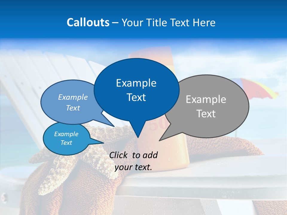 Leisure Summer Relaxation PowerPoint Template