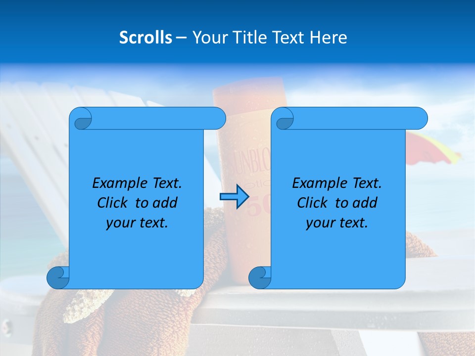 Leisure Summer Relaxation PowerPoint Template