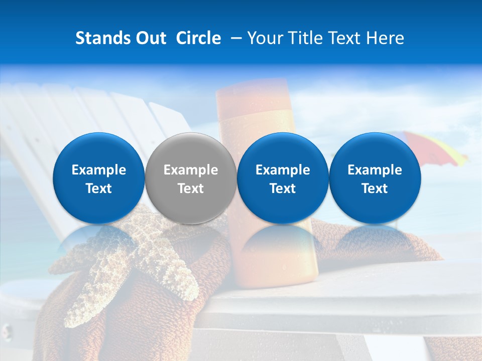 Leisure Summer Relaxation PowerPoint Template