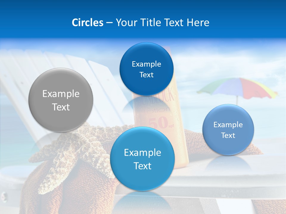 Leisure Summer Relaxation PowerPoint Template