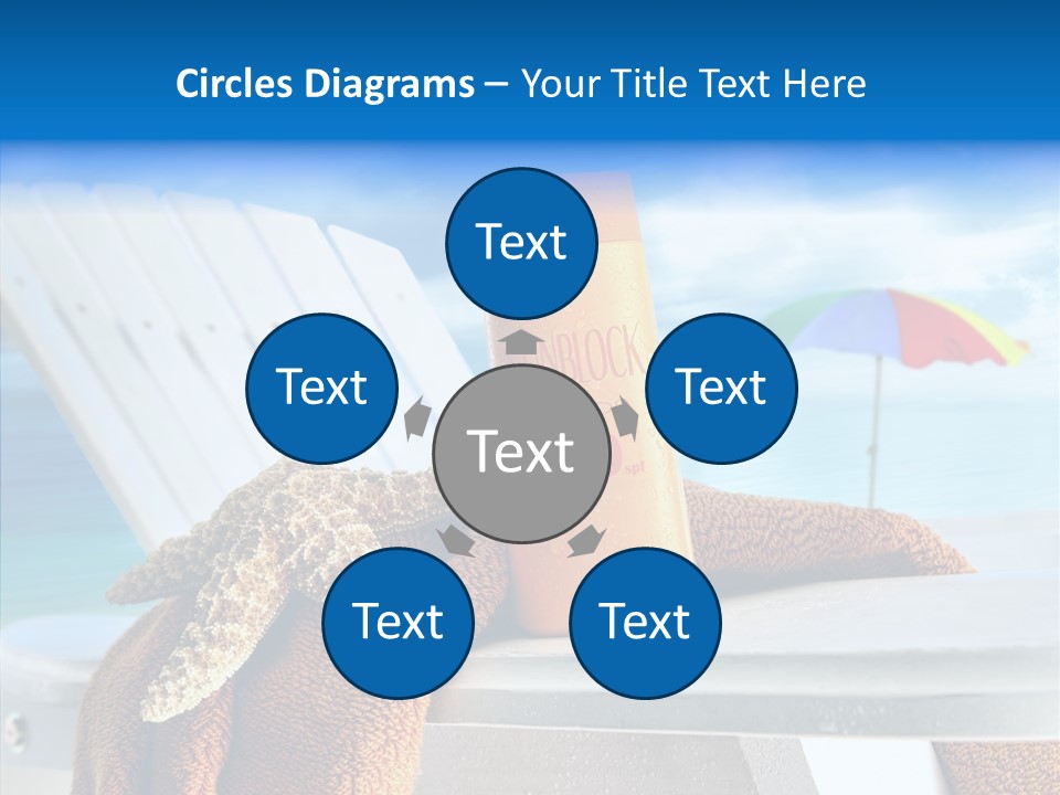 Leisure Summer Relaxation PowerPoint Template