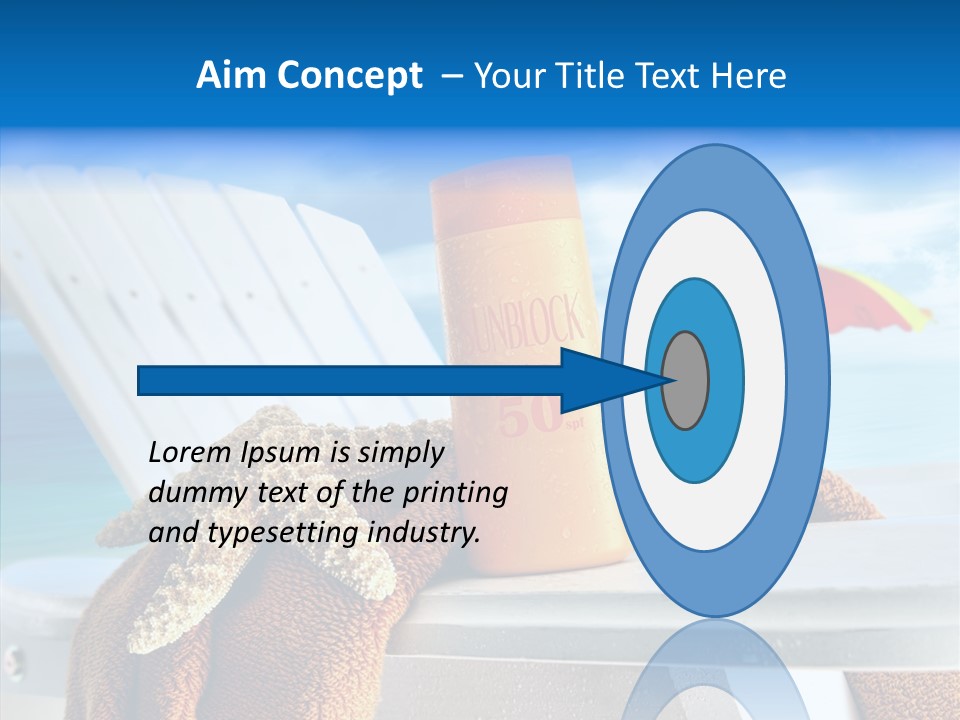 Leisure Summer Relaxation PowerPoint Template