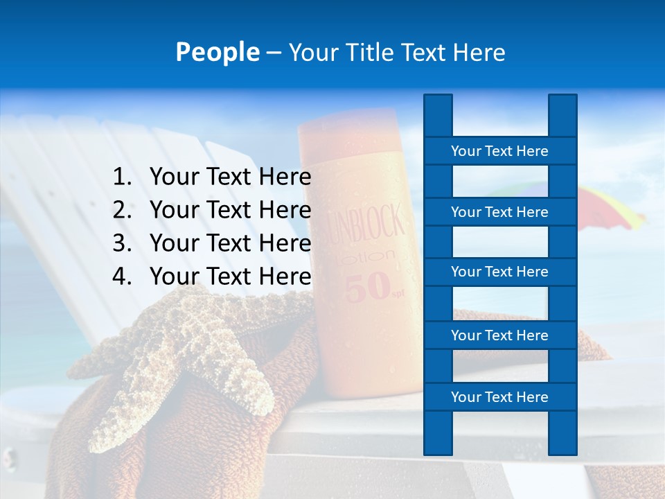 Leisure Summer Relaxation PowerPoint Template