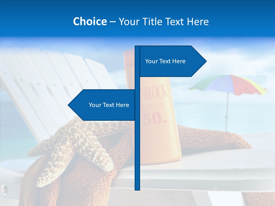 Leisure Summer Relaxation PowerPoint Template