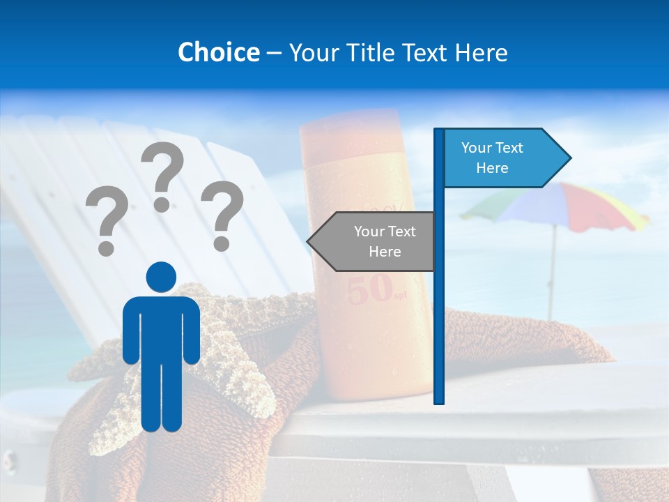 Leisure Summer Relaxation PowerPoint Template