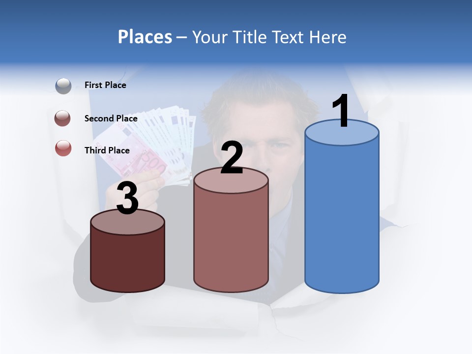 Hand Business Man PowerPoint Template