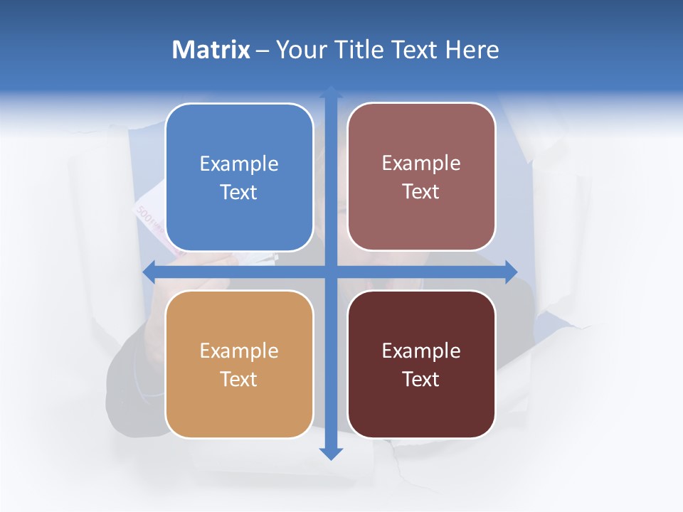 Hand Business Man PowerPoint Template