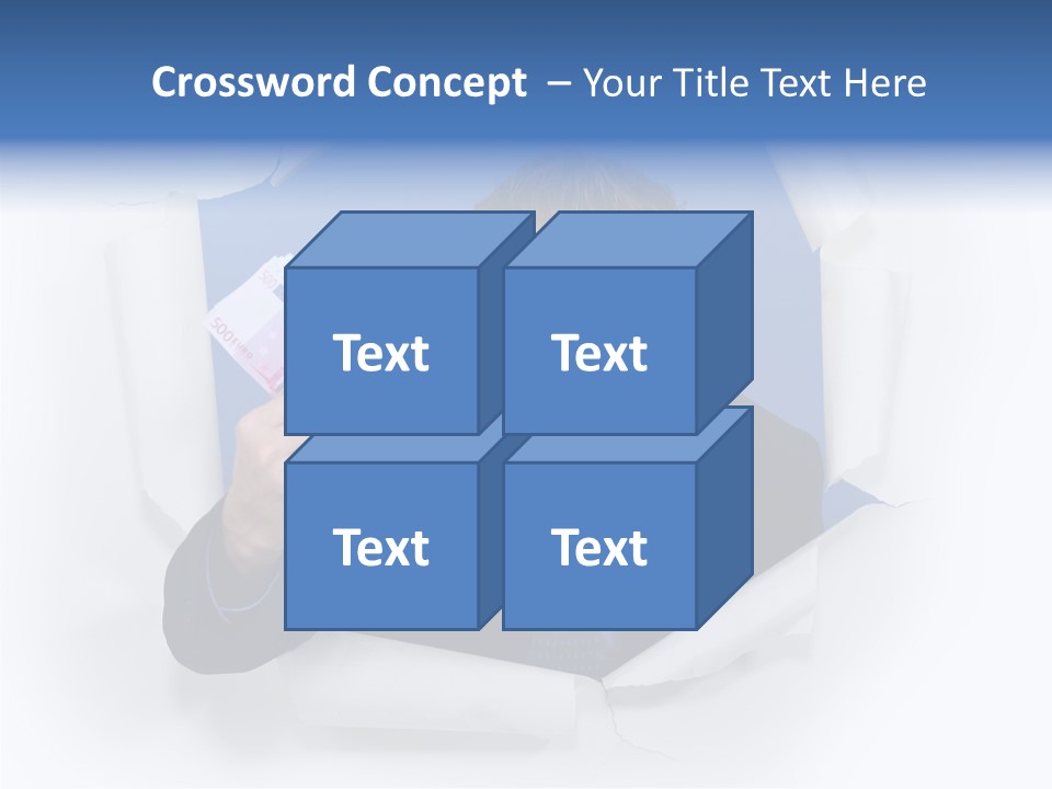 Hand Business Man PowerPoint Template