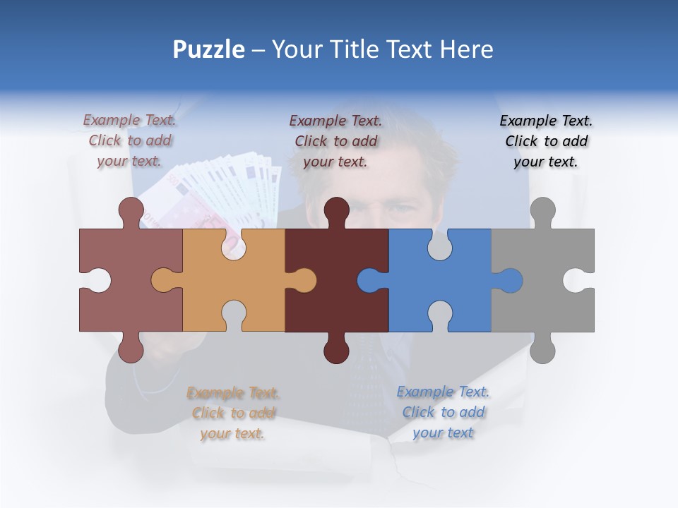 Hand Business Man PowerPoint Template