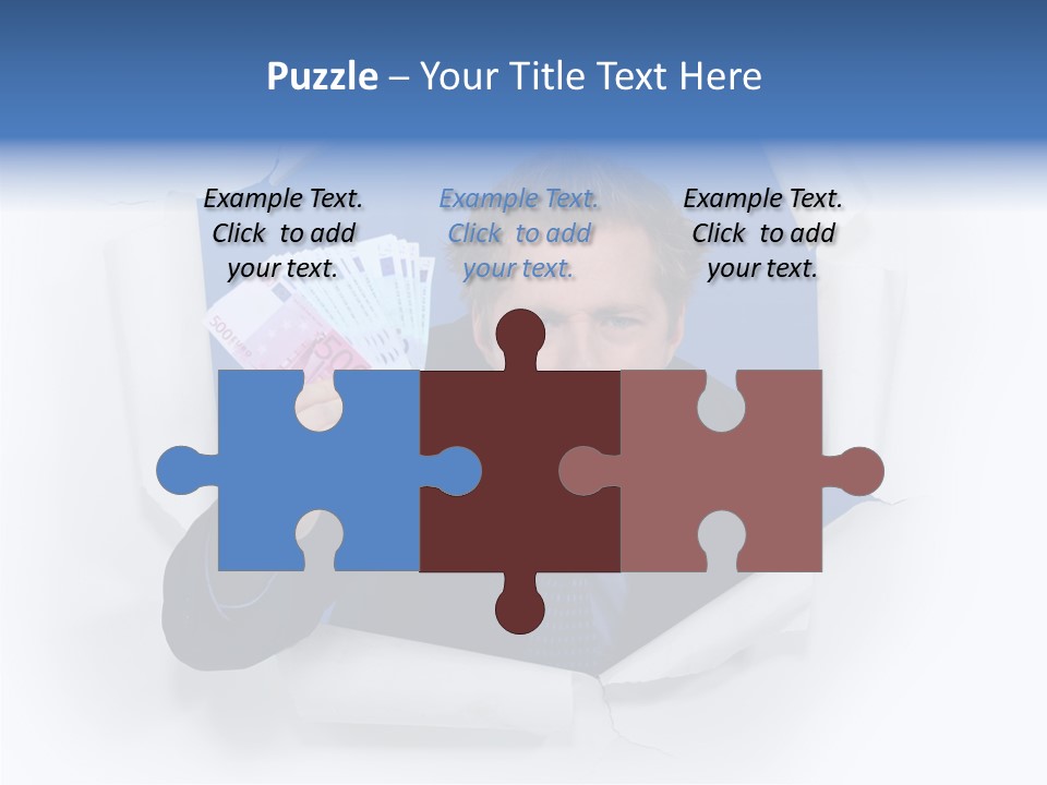 Hand Business Man PowerPoint Template