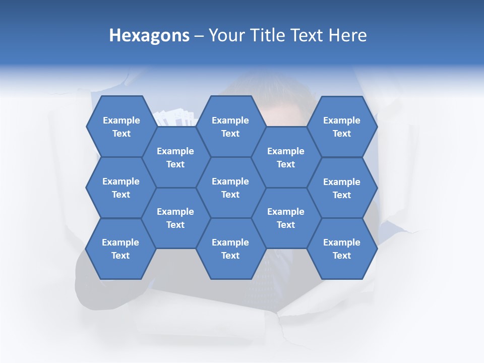 Hand Business Man PowerPoint Template