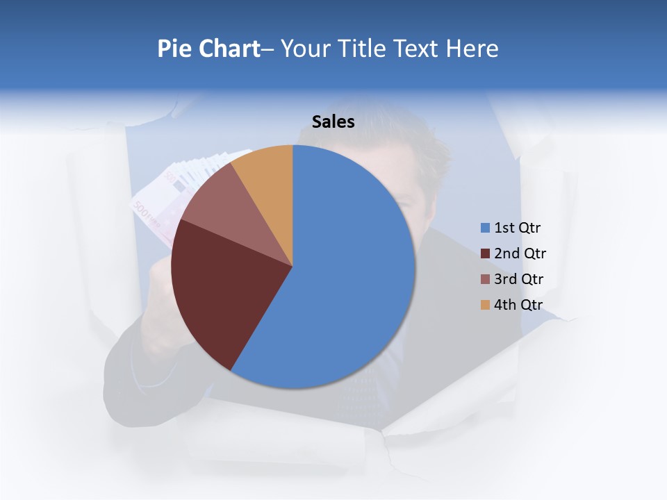 Hand Business Man PowerPoint Template