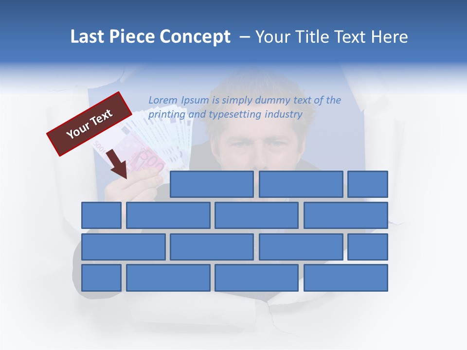 Hand Business Man PowerPoint Template