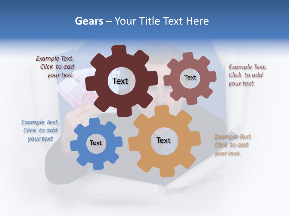 Hand Business Man PowerPoint Template