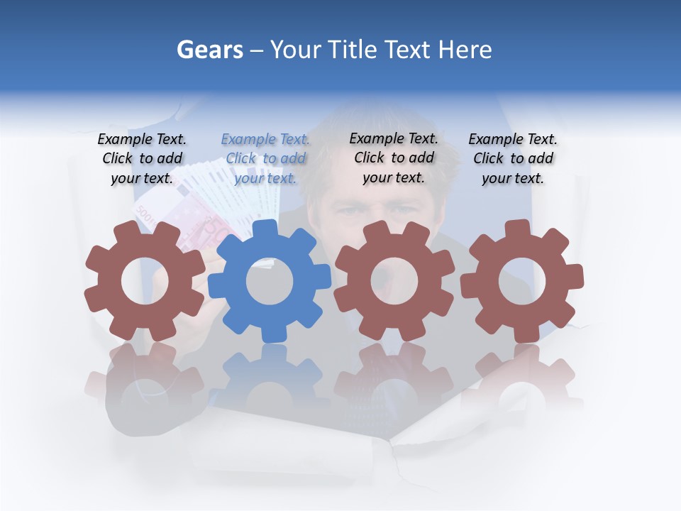 Hand Business Man PowerPoint Template