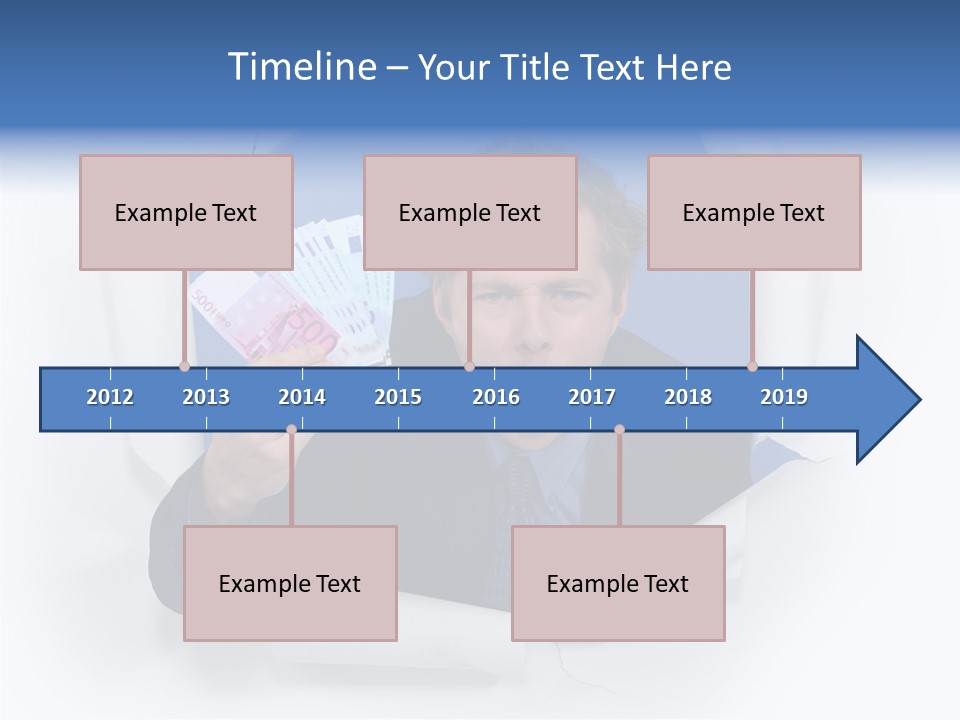 Hand Business Man PowerPoint Template