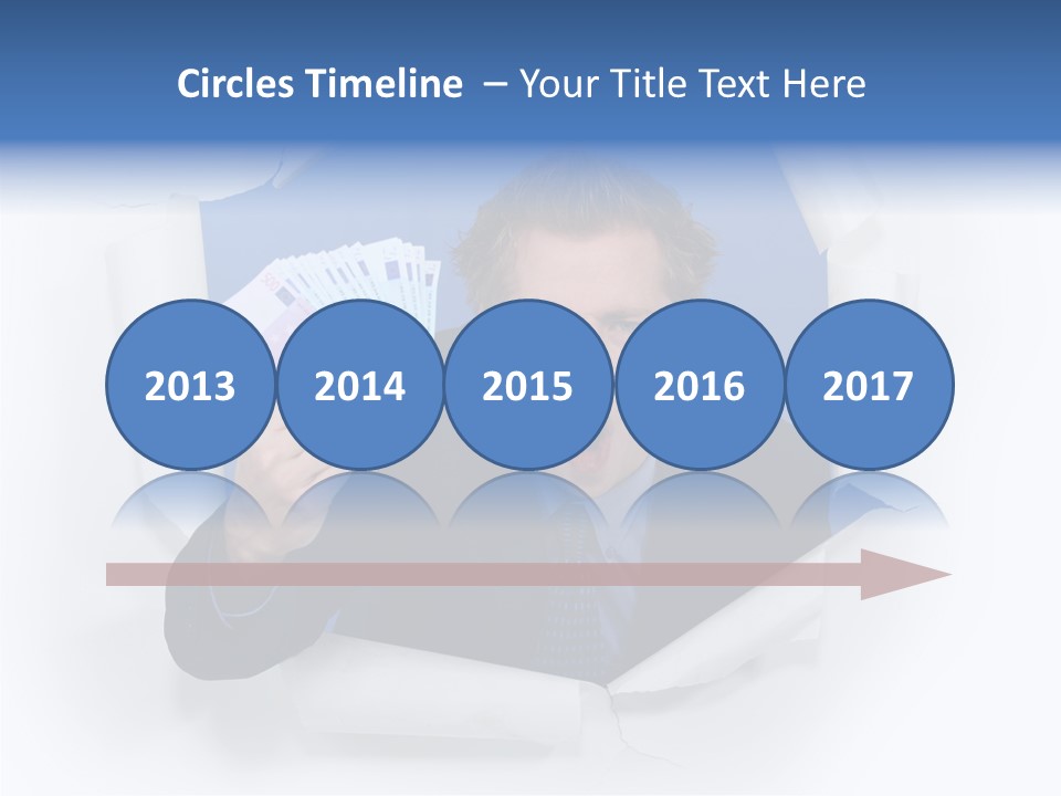 Hand Business Man PowerPoint Template