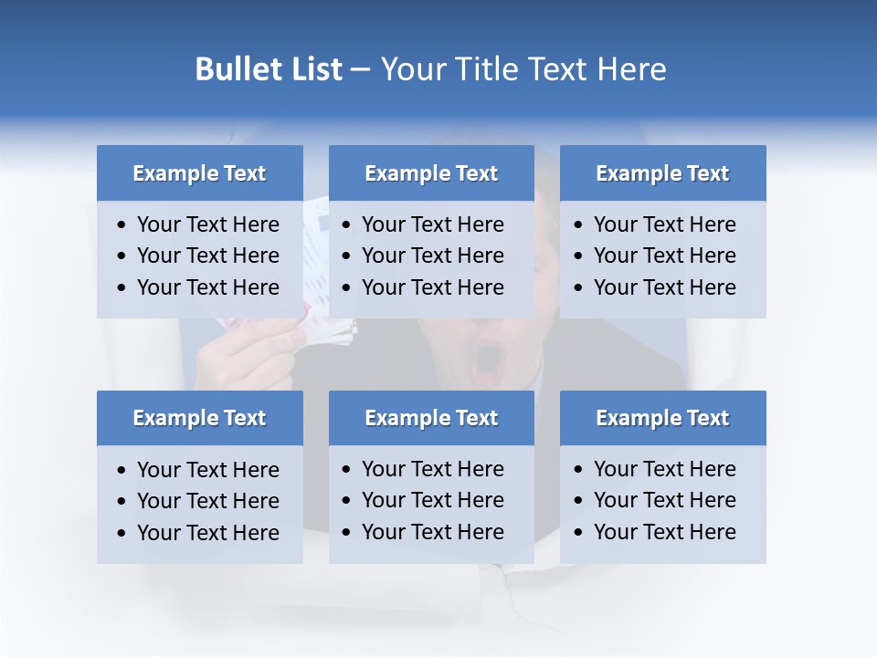 Hand Business Man PowerPoint Template