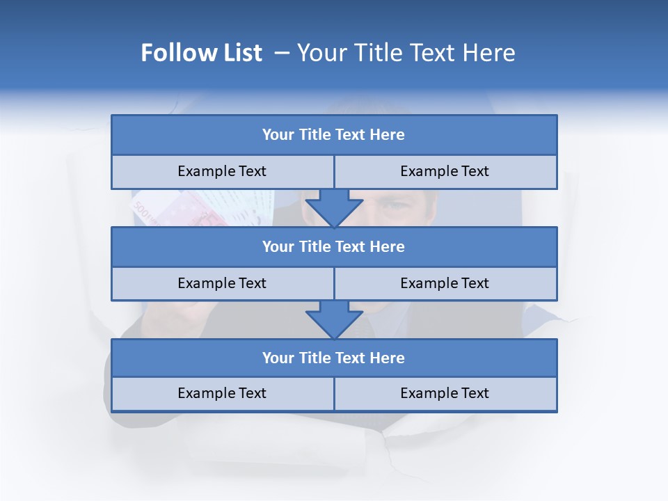 Hand Business Man PowerPoint Template